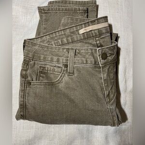 Vince Stretch Cotton Crop Skinny Ankle Jeans Cocoa Brown Women's Size 26